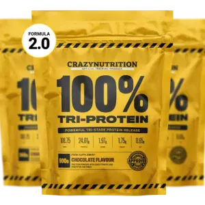 Crazy Nutrition 100% Tri Protein